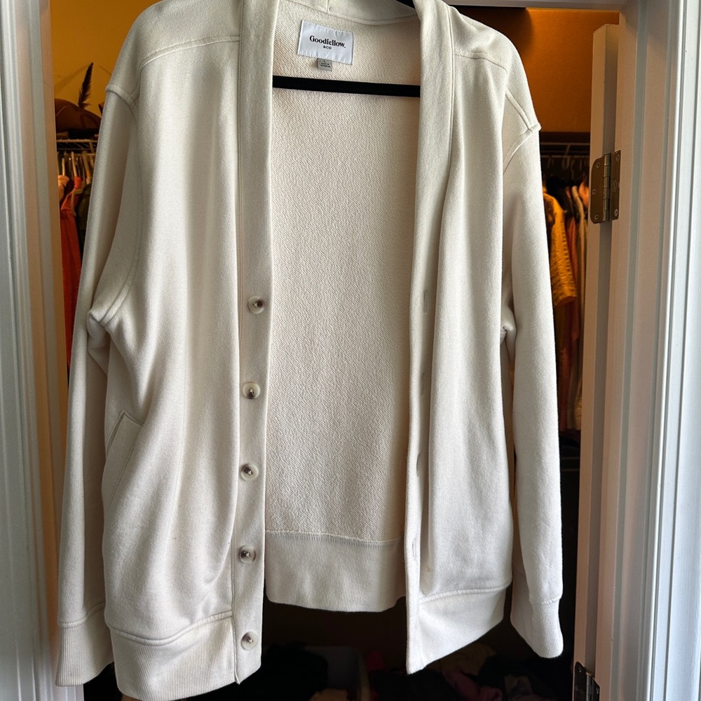 Goodfellow & Co Cream cardigan Jacket